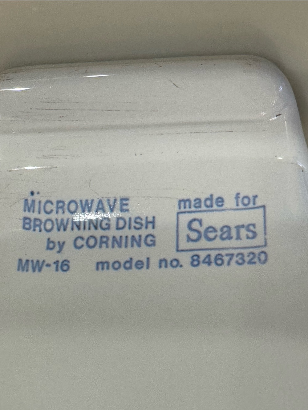 Vintage Corning Blue Daisy Casserole Made For Sears - Picture 12 of 13